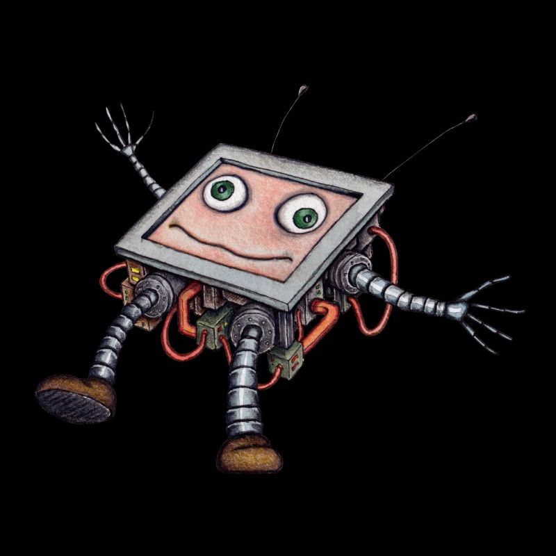 Roboter Dizzy schwindlig