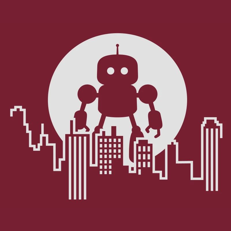Futuristische Robot Skyline – Android