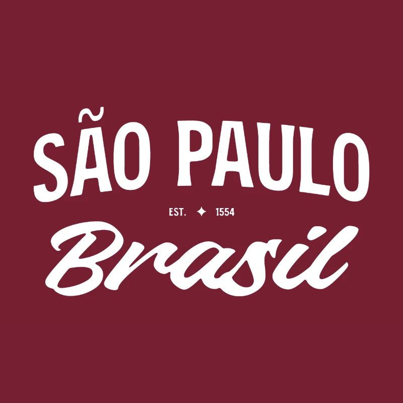 Script rétro de São Paulo Brasil