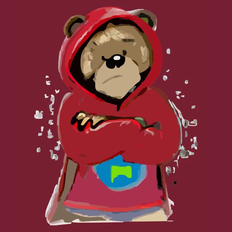 Bloo the grumpy bear