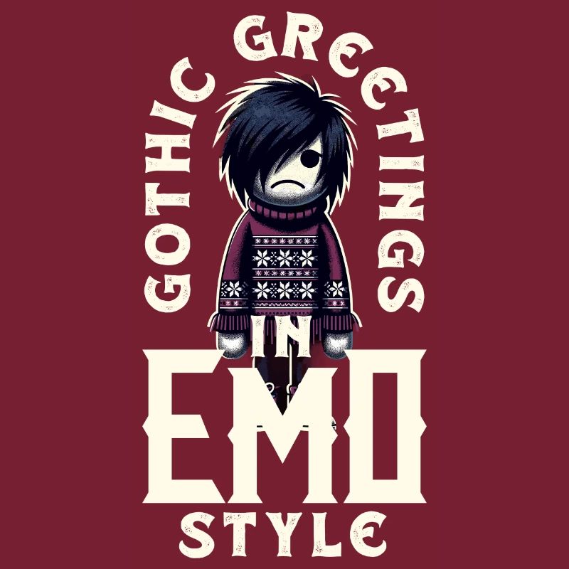 Salutations gothiques dans l’esthétique emocore de style emo
