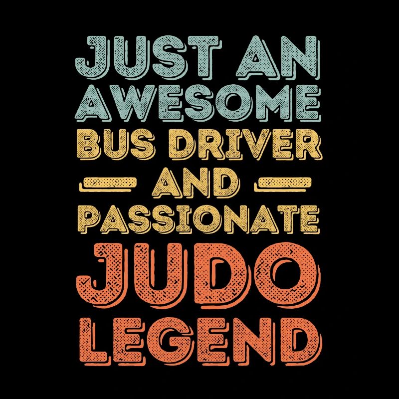 Chauffeur de bus Judo rétro