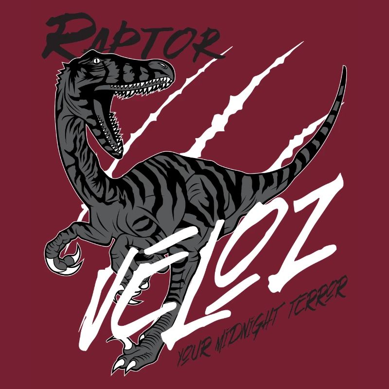 Veloz Raptor dinosauro