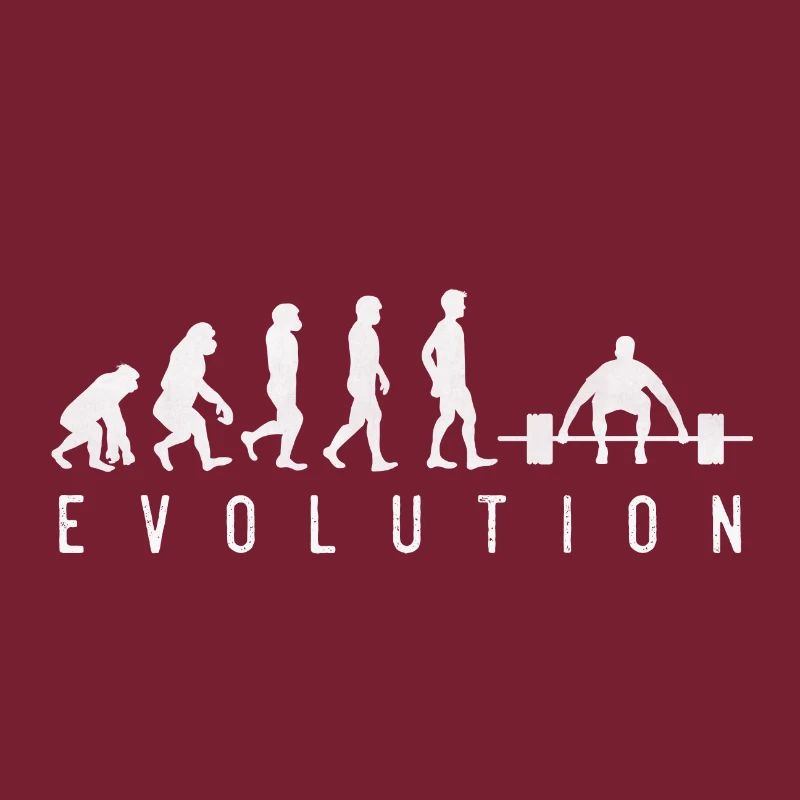 Fitness Evolution Gym Bodybuilder Geschenk
