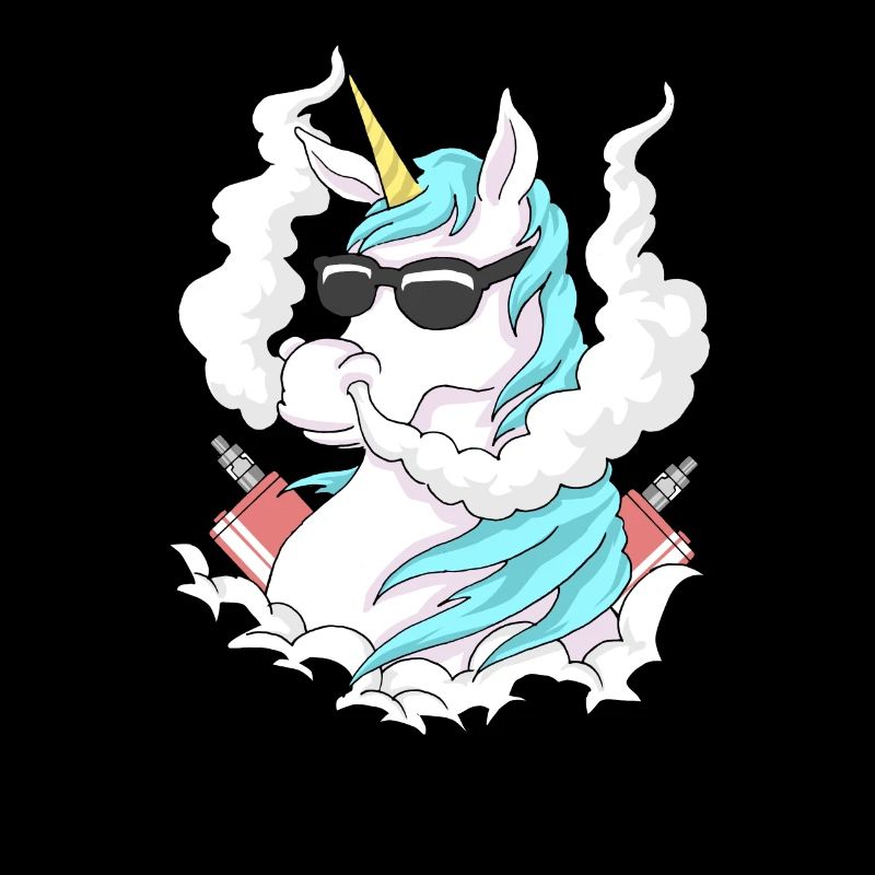 Dampfer Dampfen Einhorn Vape Vaping Mod Geschenk