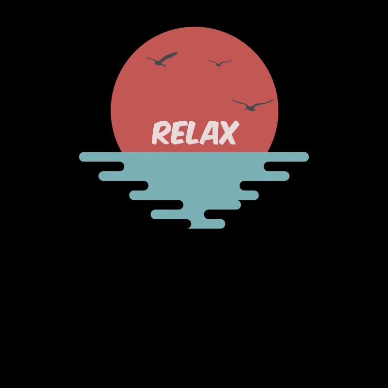 Relax sunset sea