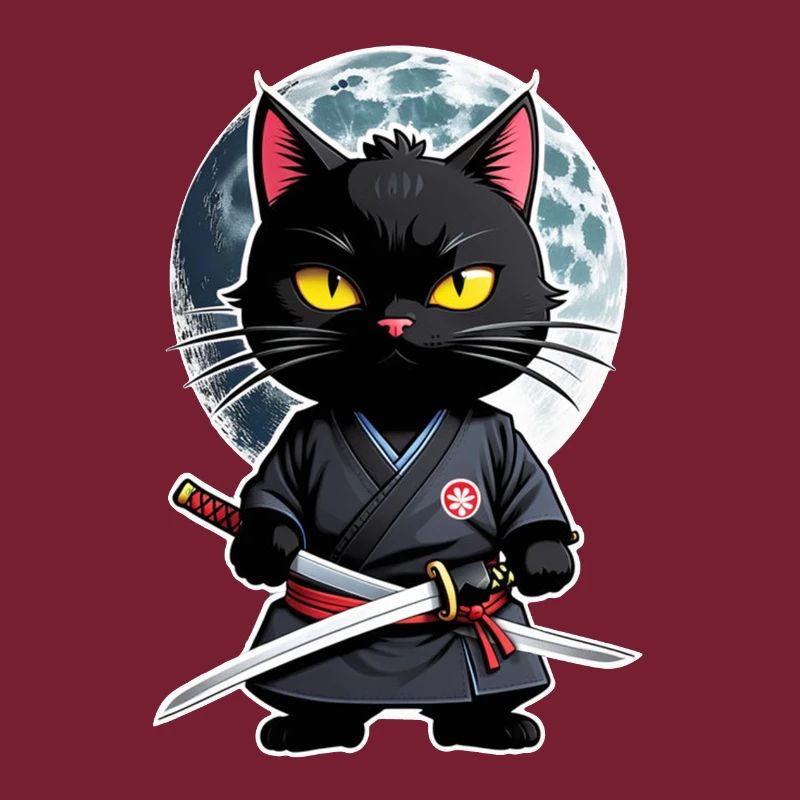 Ninja Cat - Samurai Kitten