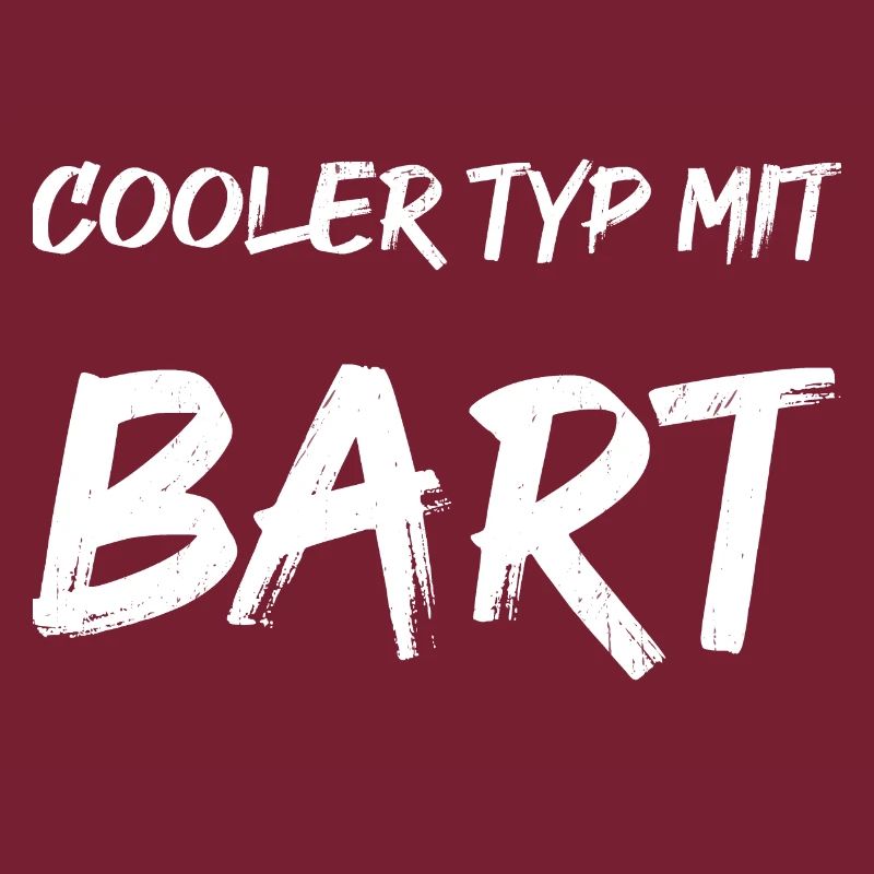 Cooler Typ mit Bart