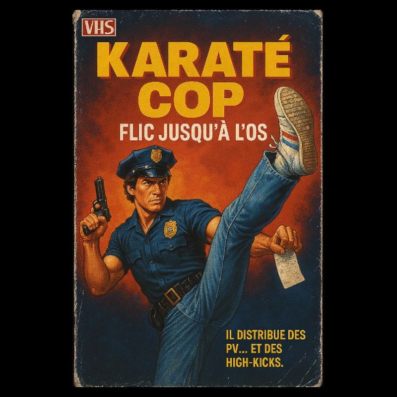 VHS nanar policier - Karaté cop