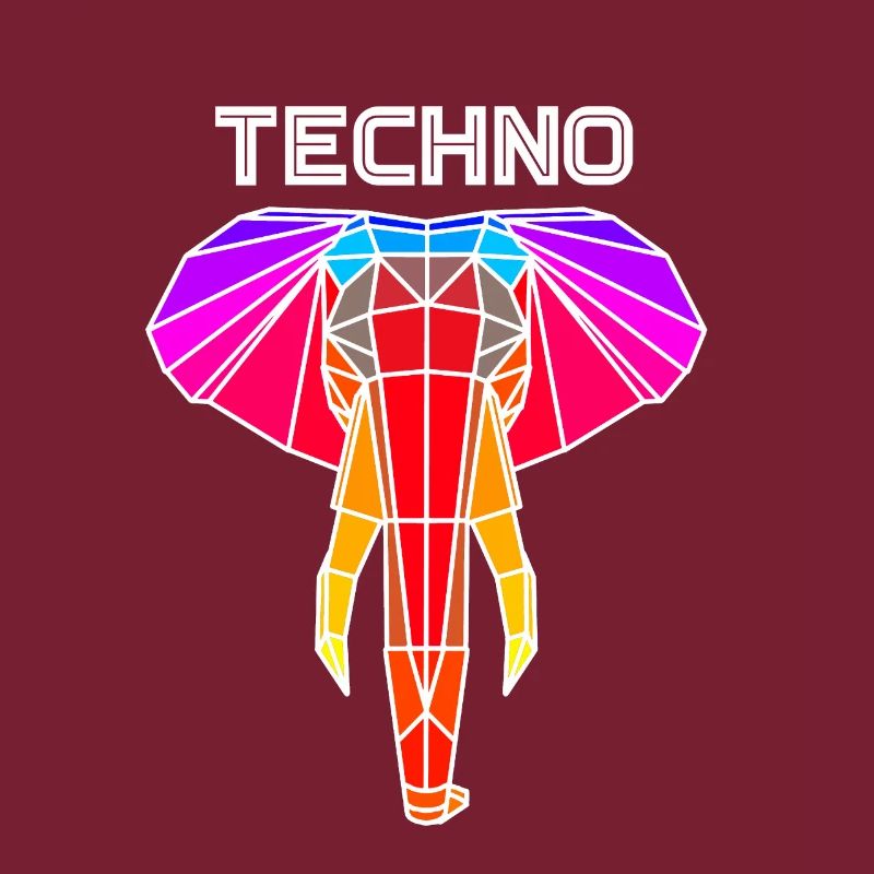 éléphant techno