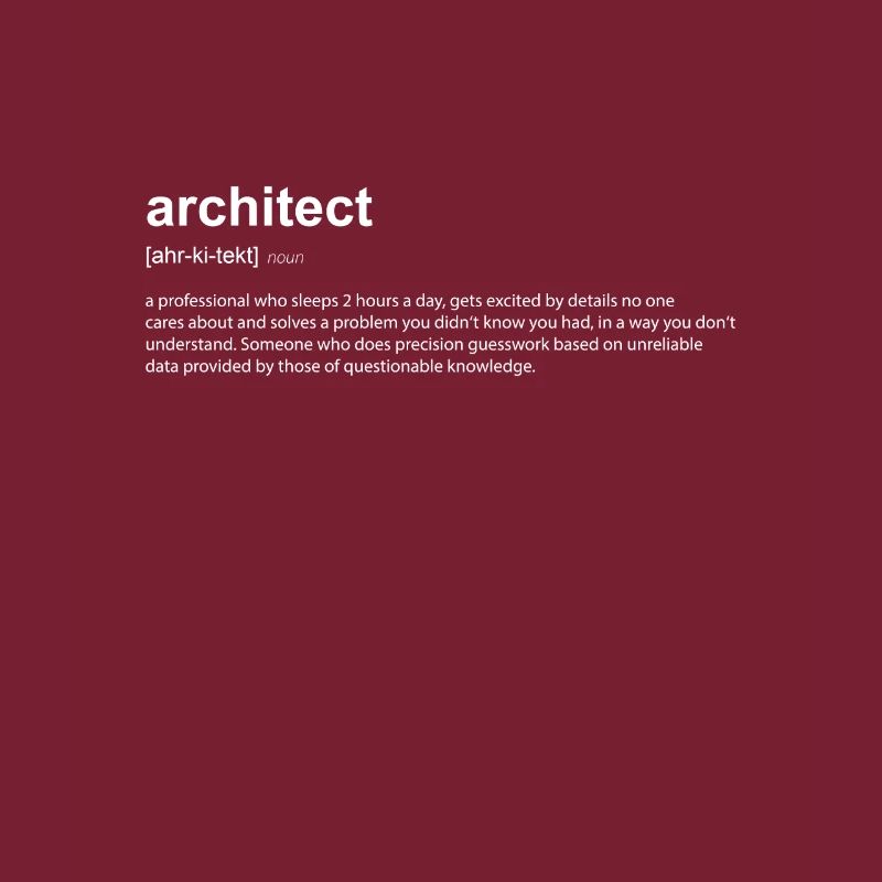 Architekt Definition Englisch