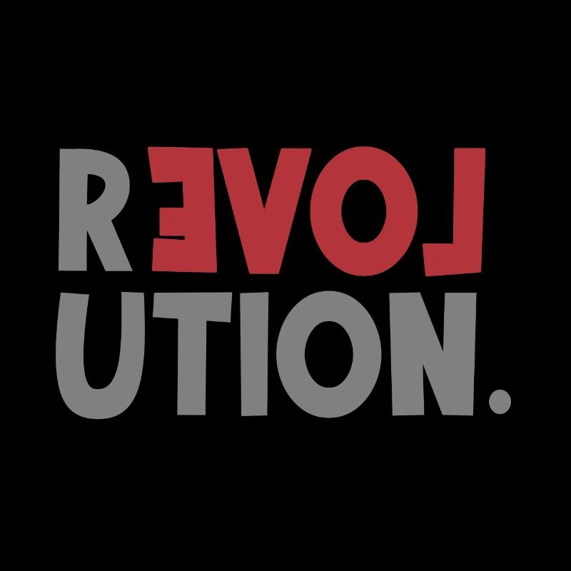 Déclaration d'amour de la révolution être différent
