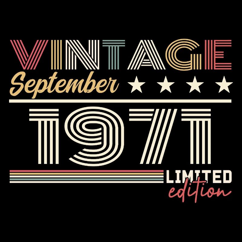 Vintage Septembre 1971 Septembre 1971 September