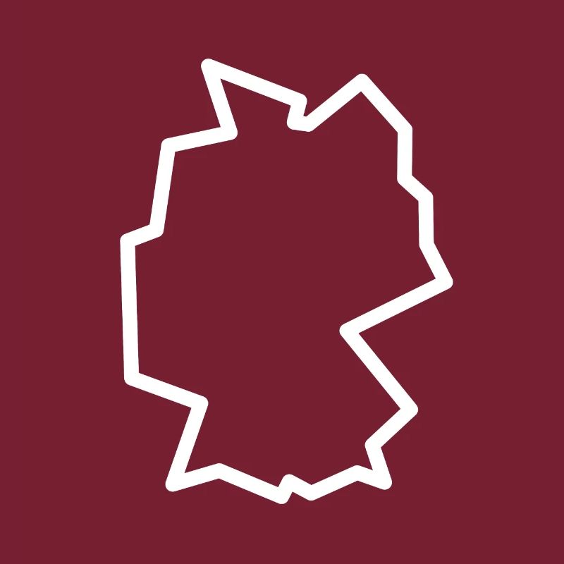 Germany outline map