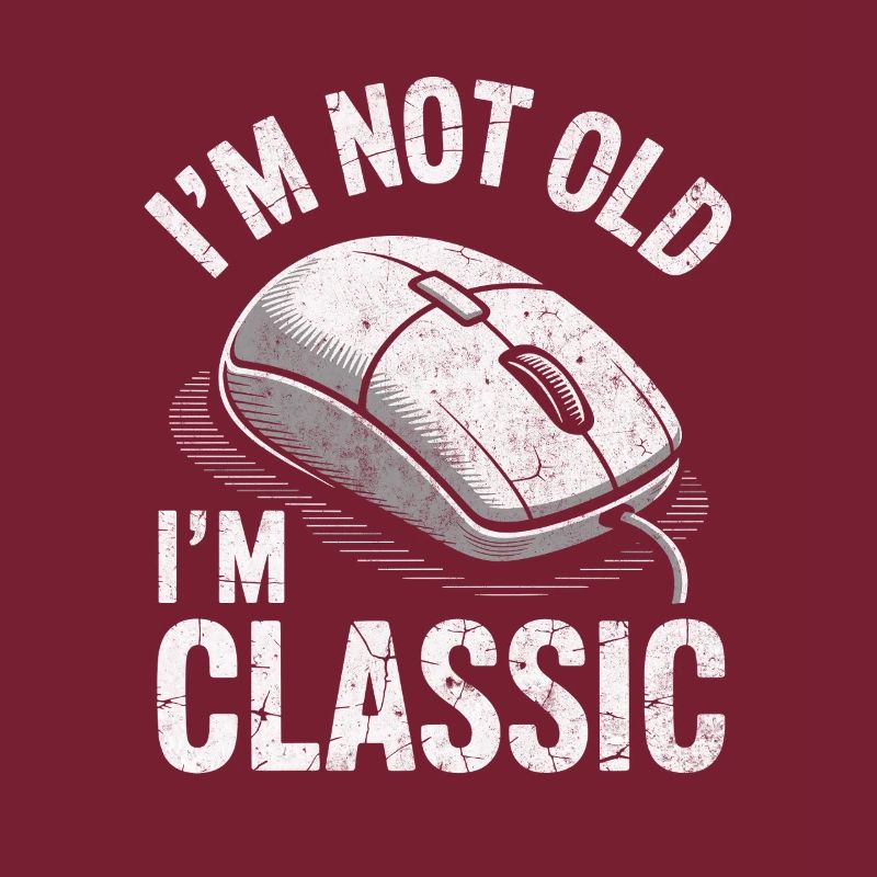 Funny In Classic Computer Mouse
