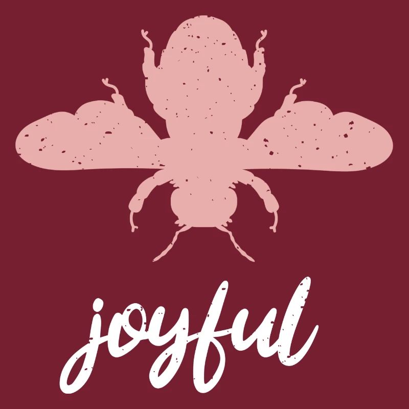 Rosa Bee Joyful Biene Be Joyful