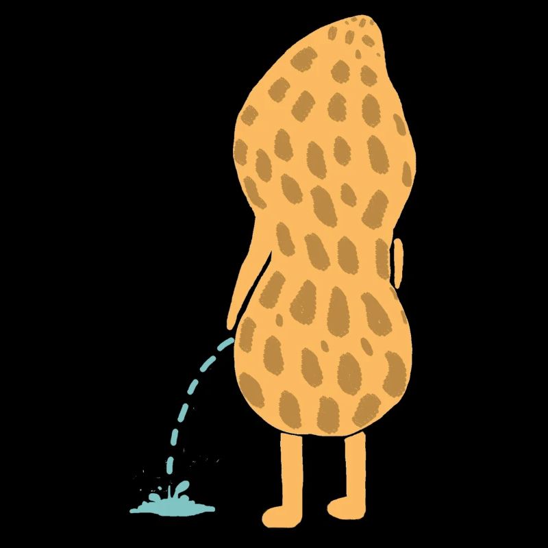 Peenut - peeing peanut