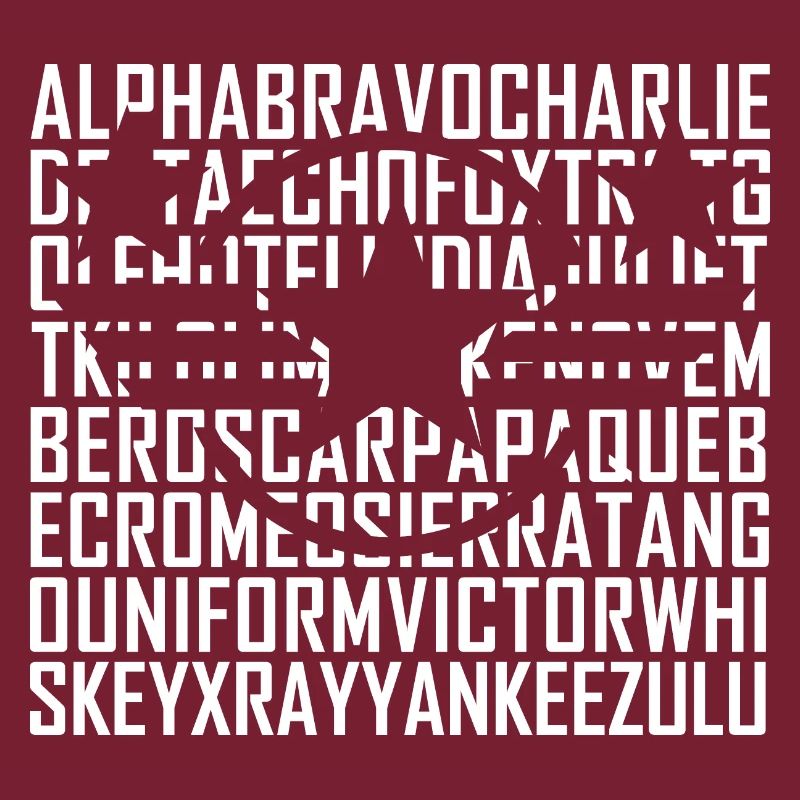 Alphabet Morse Code Militär Amateurfunk Ham Pilot