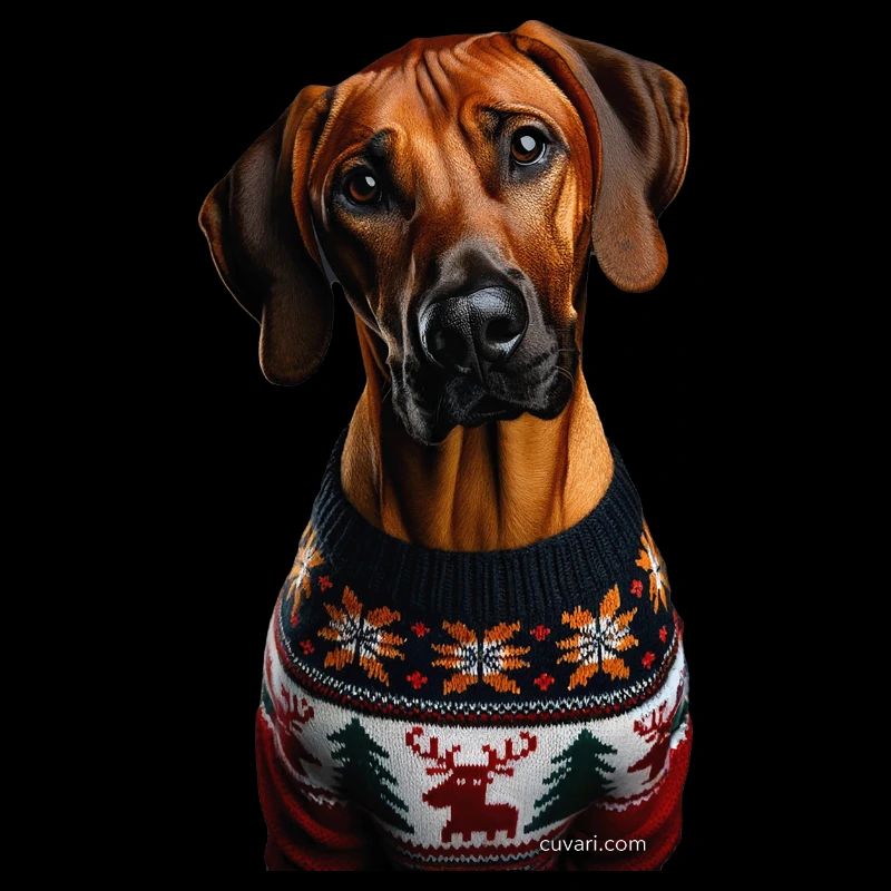 Rhodesian Ridgeback Weihnachten