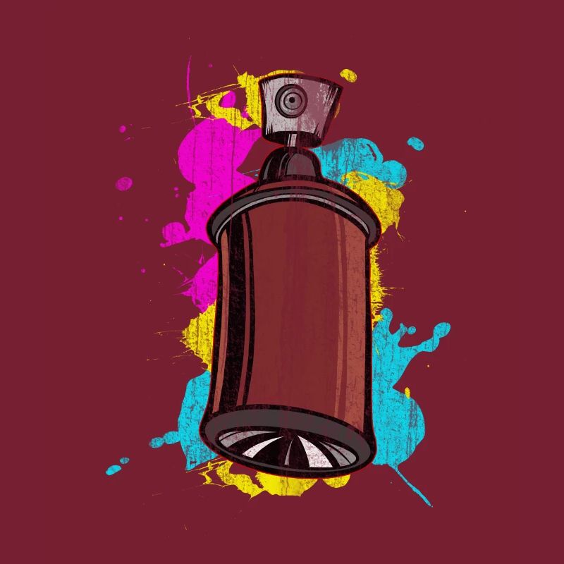 Graffiti Spraydose mit Spritzfarben