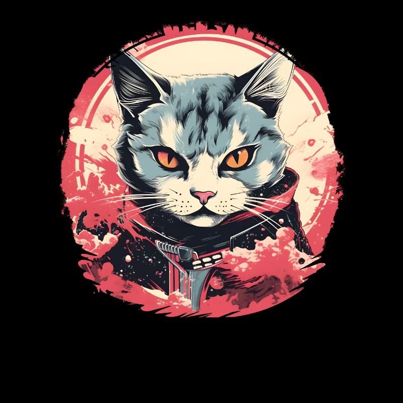 Cat Anime Style