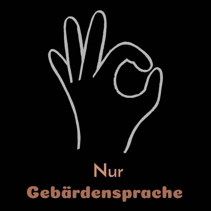 Sign language only