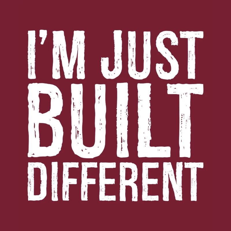Je suis juste construit différemment