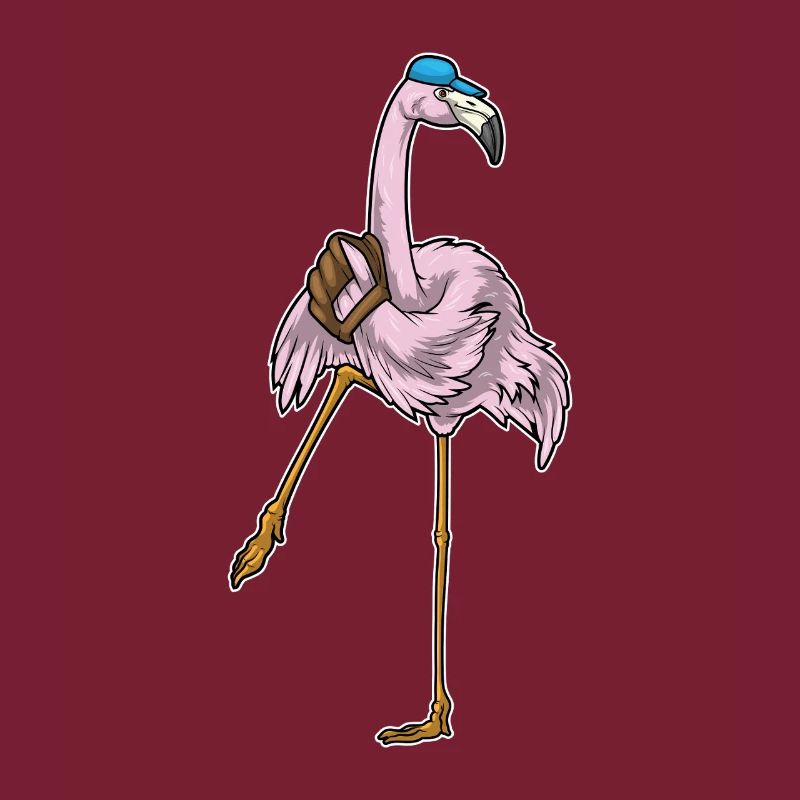 Flamingo Baseball Baseball Glove