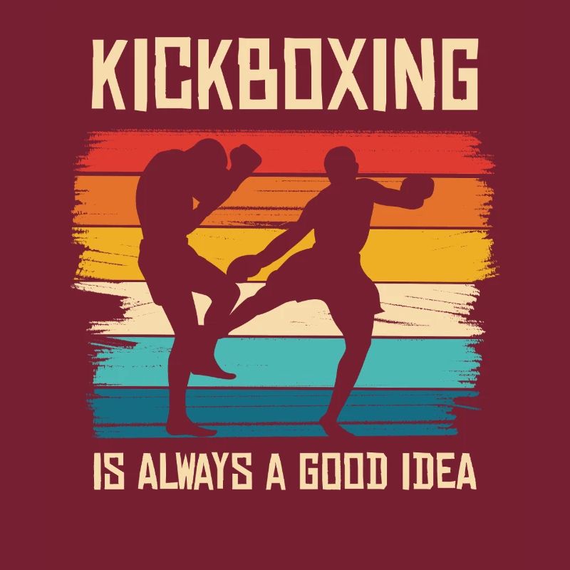 Kickboxen im Regenbogenstil