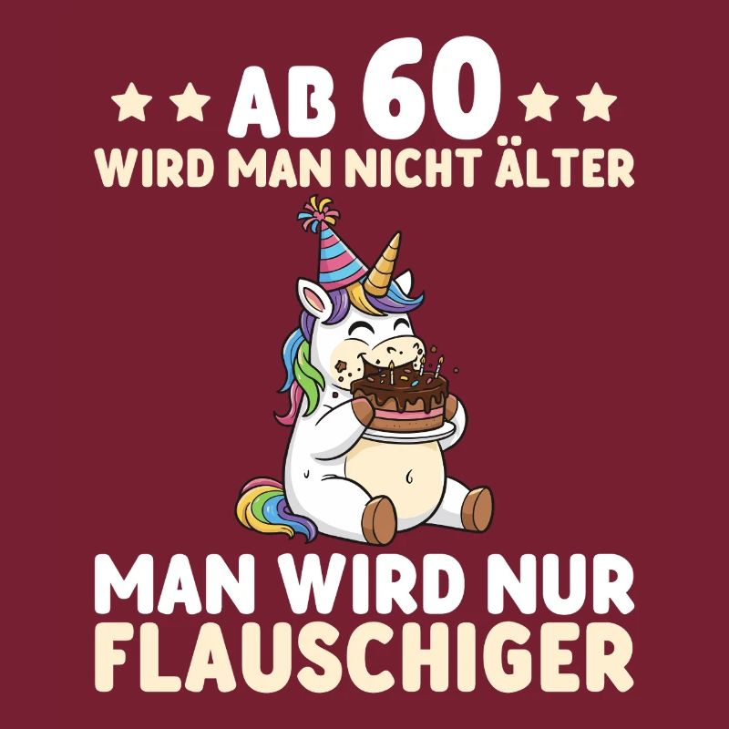 60. Geburtstag Einhorn – Man wird nur flauschiger