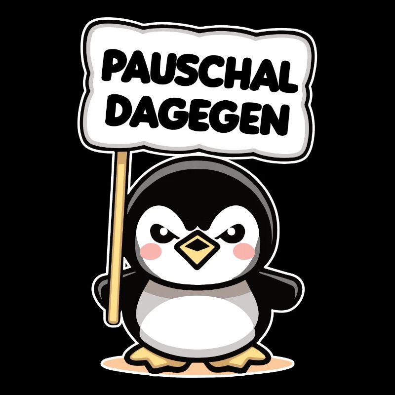 Pauschal dagegen Süßer Pinguin
