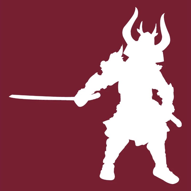 Conception de silhouettes de samouraï