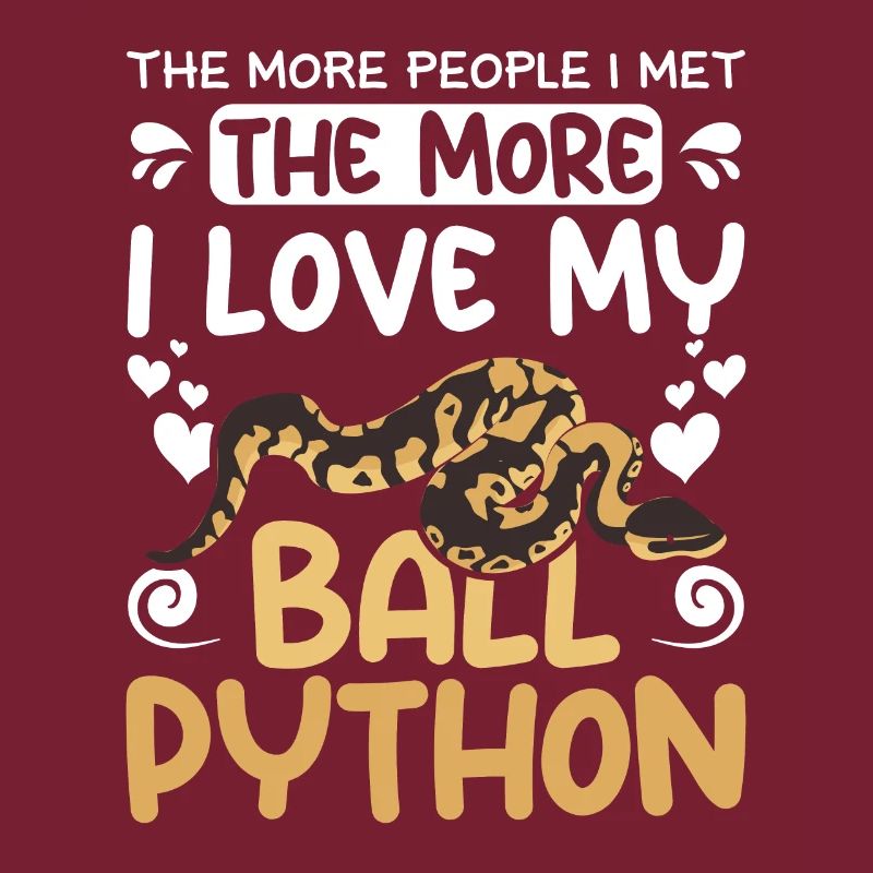 more people I met the more I love my ball python