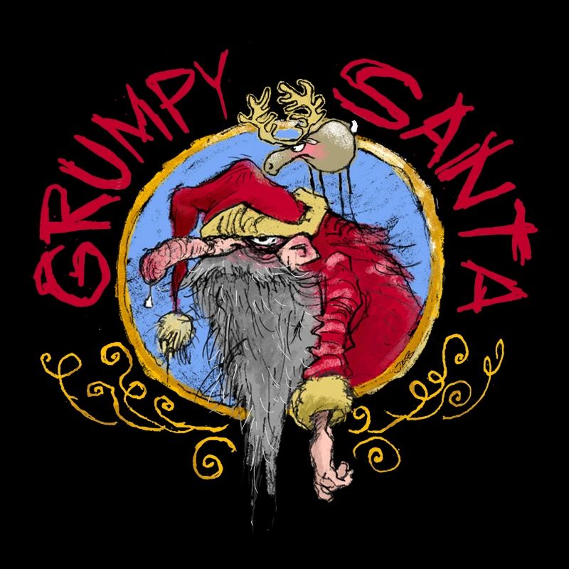 grumpy santa