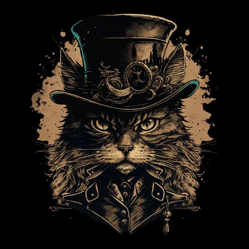 Steampunk Katze