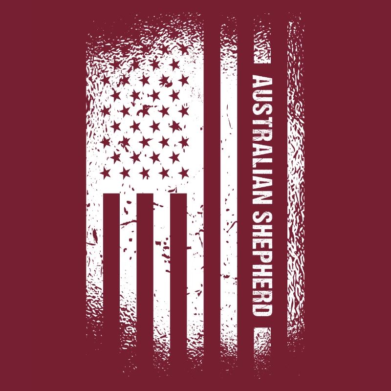 Chien Aussie Us Drapeau