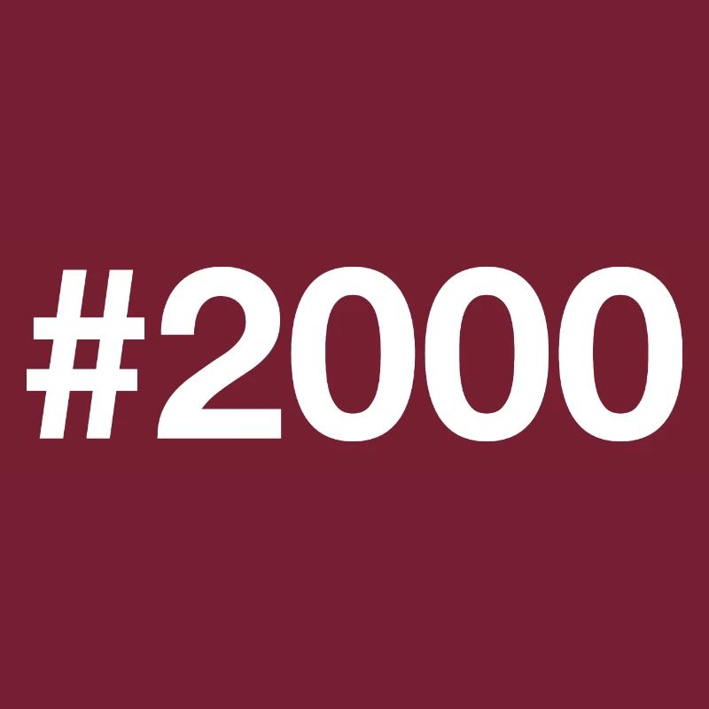 2000 Hashtag 26 ans 26e anniversaire