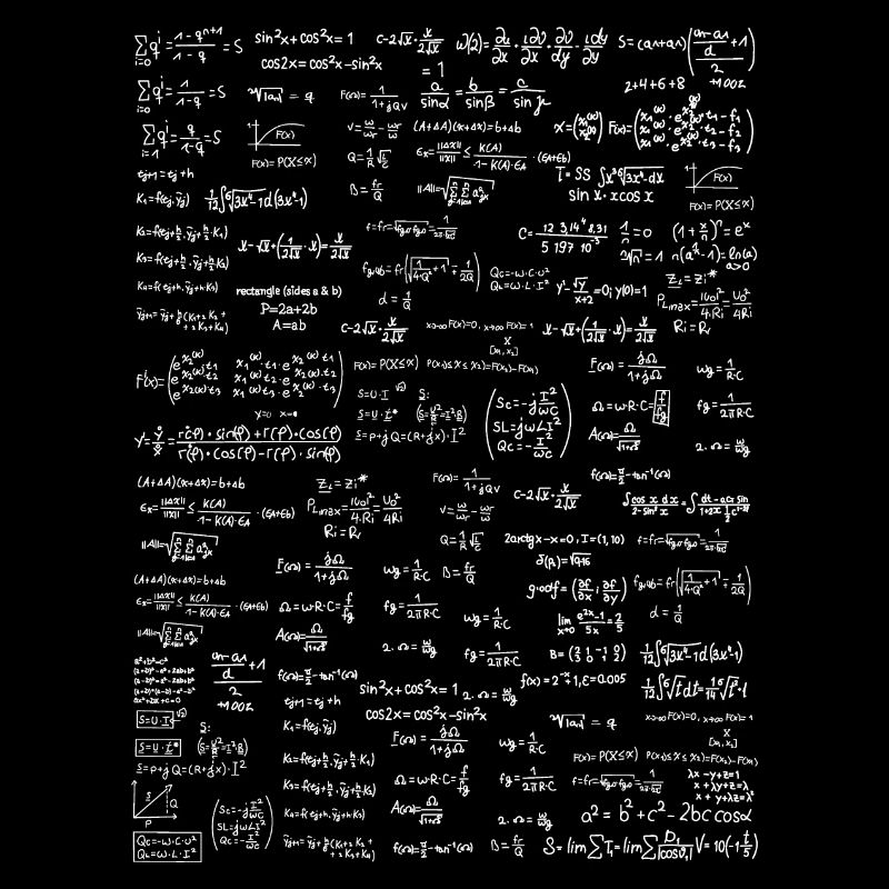 Formulary cheat sheet
