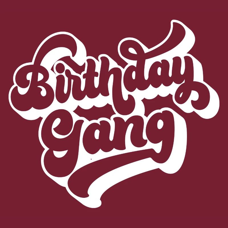 Geburtstag Gang Matching Gruppe Geburtstagsfeier Geschenk