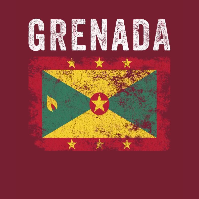 Drapeau de la Grenade en détresse - Drapeau grenadien