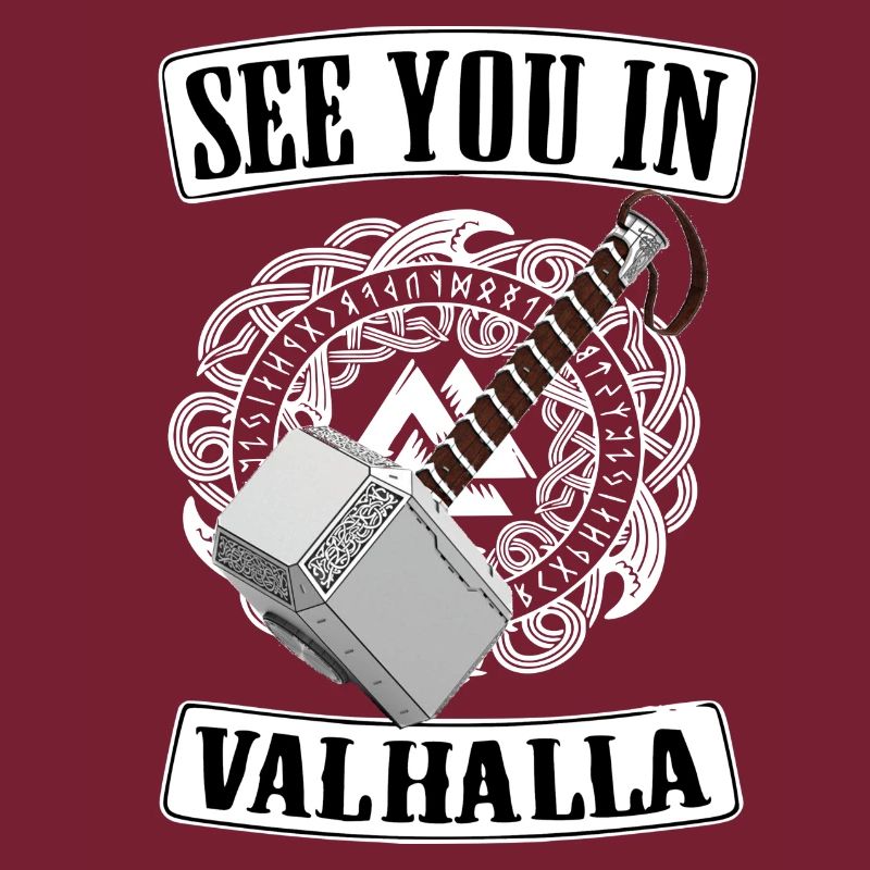 Wikinger Walhalla Runen Thor Hammer