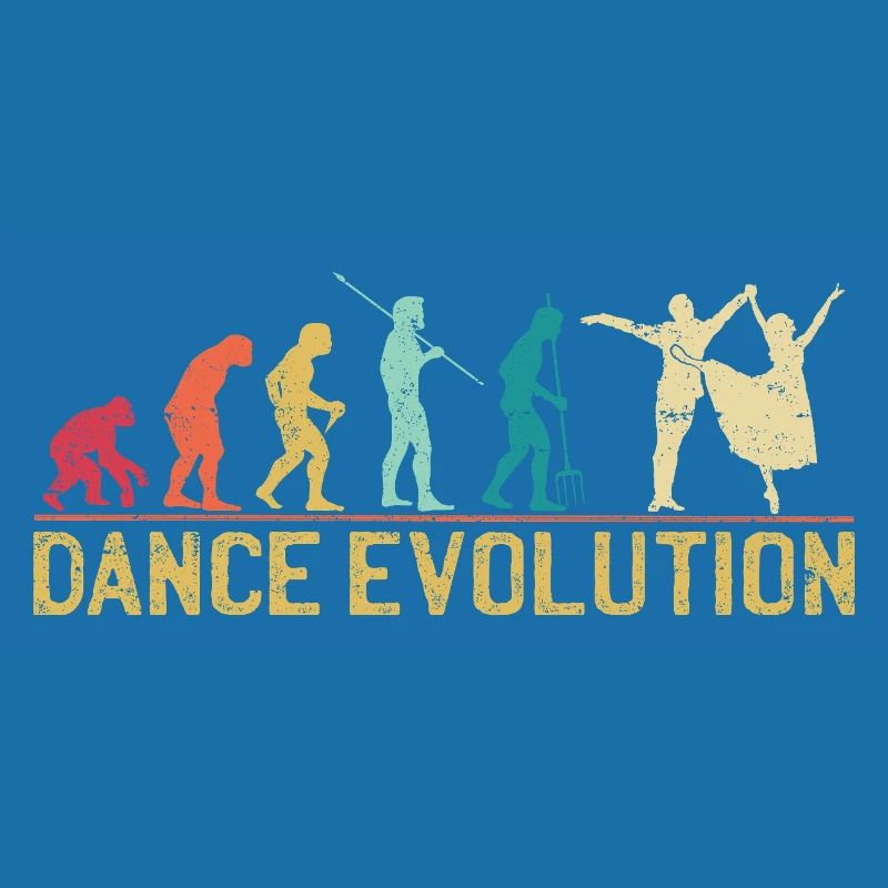Dance Evolution Silhouette Design