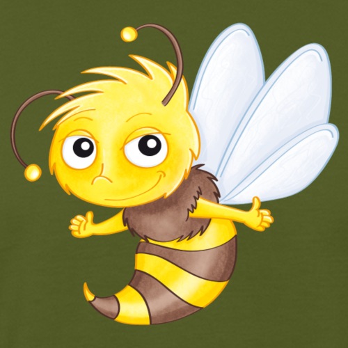kleine Biene - Männer Bio-T-Shirt