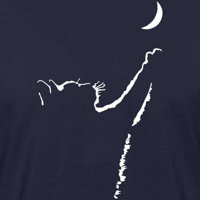 Vorschau: cat moon - Männer Bio-T-Shirt