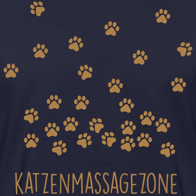 Katzen Massage Zone - Männer Bio-T-Shirt