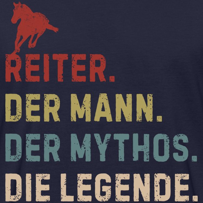 Vorschau: reiter legende - Männer Bio-T-Shirt