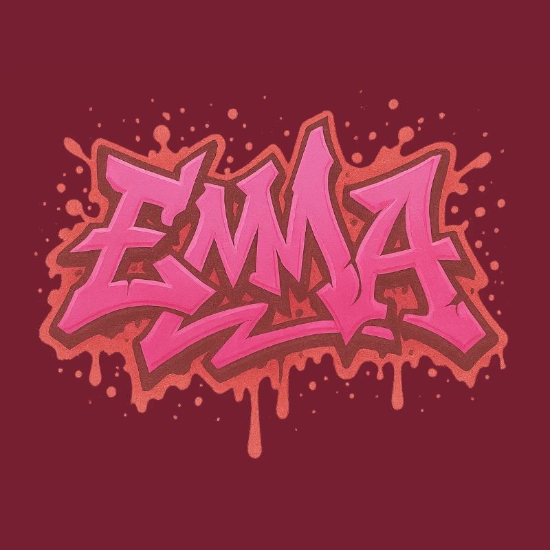 Graffiti EMMA Gift Ideal Print