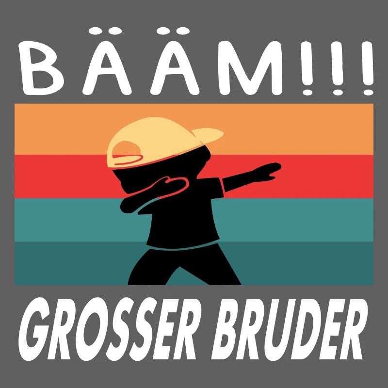 Bääm! Großer Bruder Ankündigung Dab Geburt