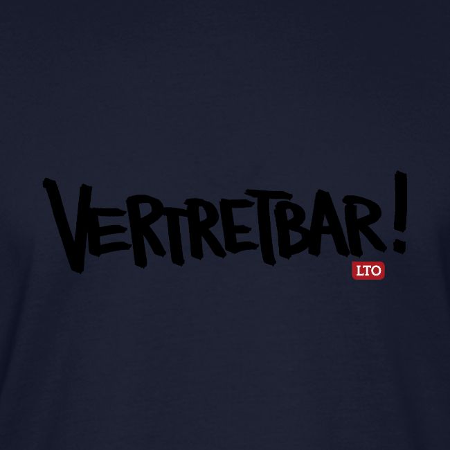 VERTRETBAR Schwarz