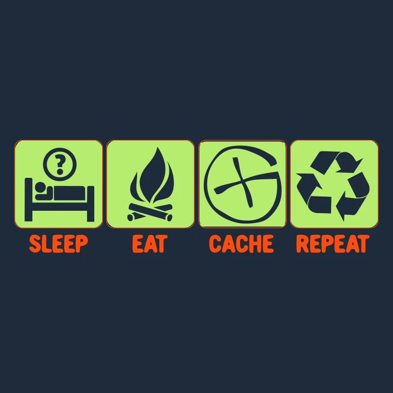 Sleep, Eat, Cache, Repeat